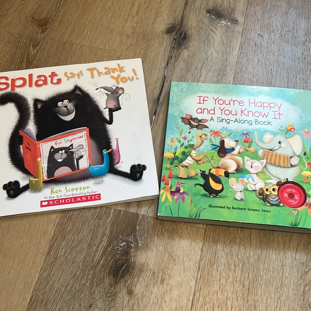 If You’re Happy and You Know It Sing Along Book & Splat says Thank you! Bundle